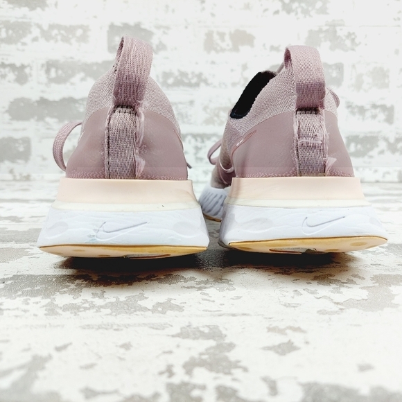 Nike React Infinity Run Flyknit Womens Pink Running Athleisure Sneakers O216 - Picture 6 of 11